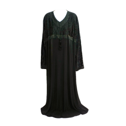 Women's TMS Long Patterned Top Abaya